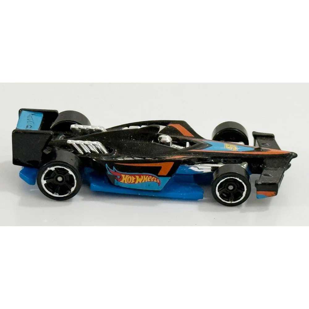 Hot Wheels Winning Formula Toy Car Kids 1:64 Black Blue Orange Race Car 2014